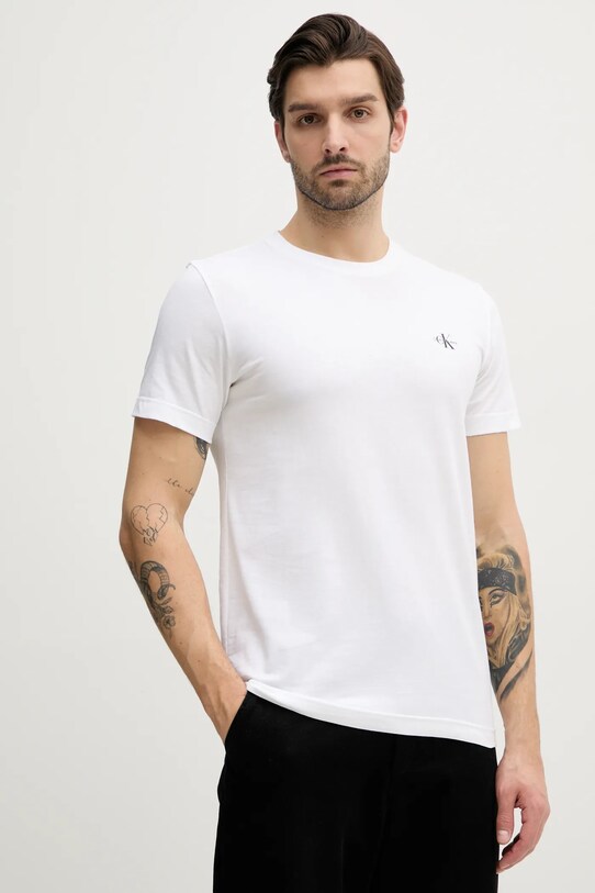 Calvin Klein Jeans pamut póló 2 db J30J320199 zöld SS25