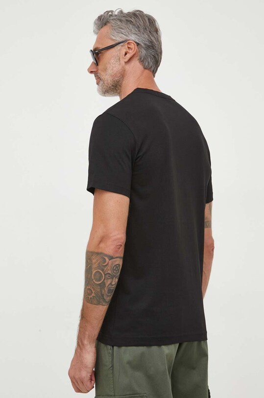 Одяг Бавовняна футболка Calvin Klein Jeans J30J324505 чорний