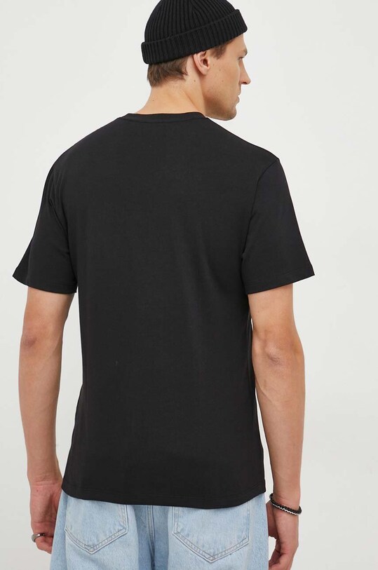 Ρούχα Βαμβακερό μπλουζάκι The Kooples HTSC27052K μαύρο