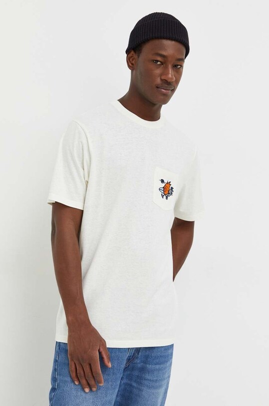 Rip Curl t-shirt pozostałe beżowy 09KMTE