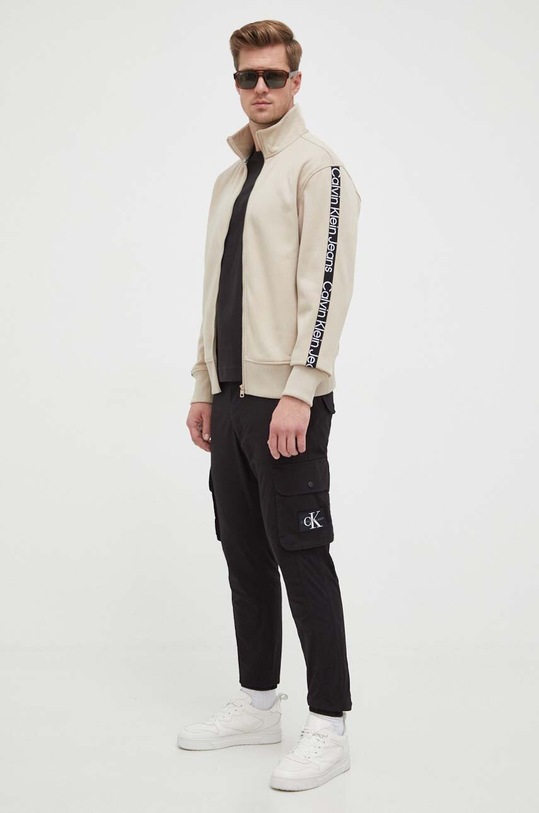Бавовняна футболка Calvin Klein K10K111836 чорний AW23