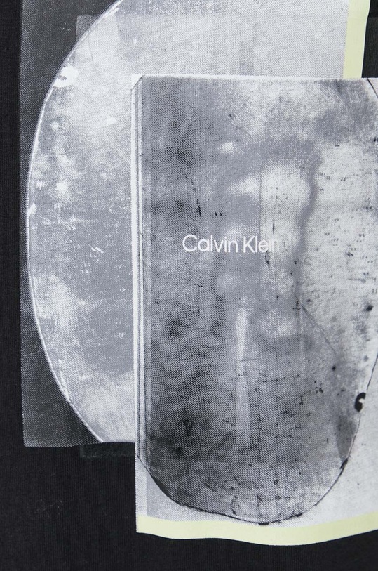 Calvin Klein t-shirt bawełniany K10K111837 czarny