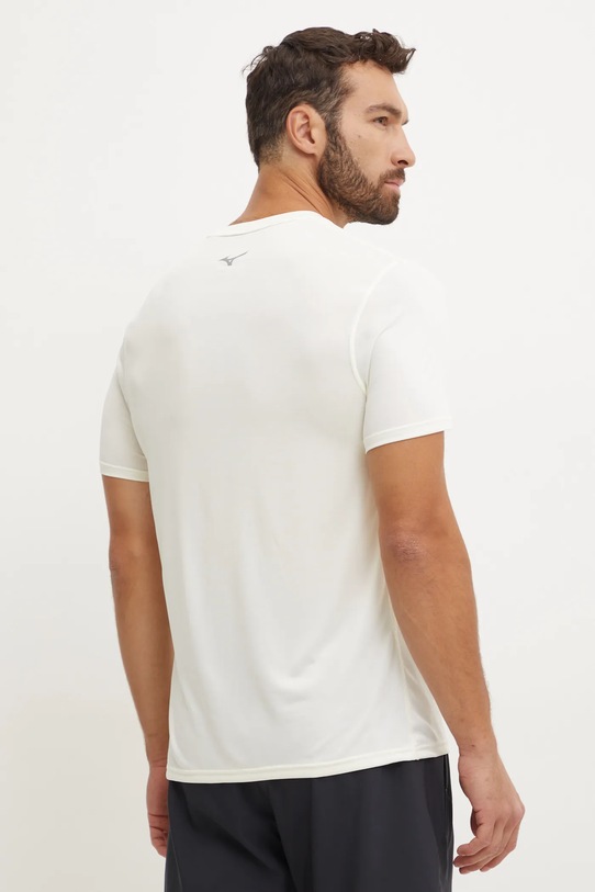 Odzież Mizuno t-shirt do biegania Impulse J2GAA519 beżowy