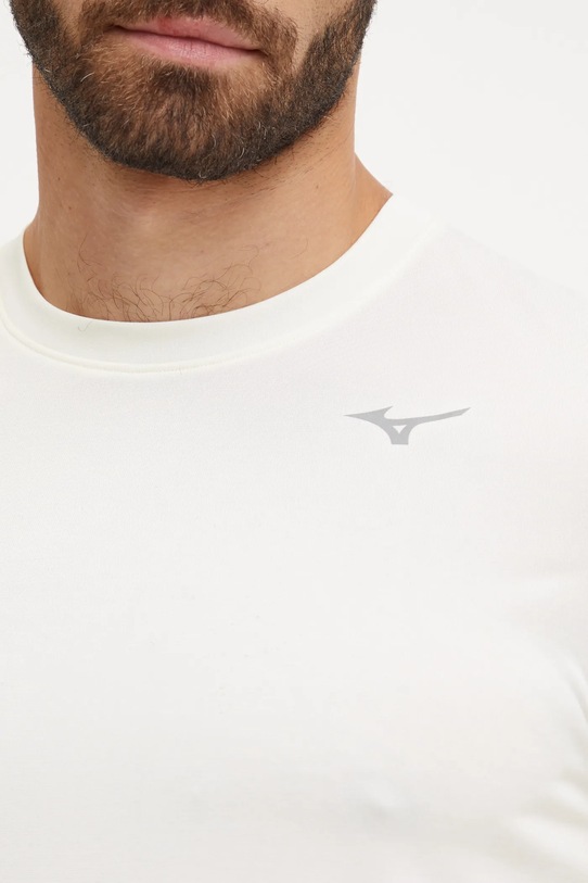 Mizuno t-shirt do biegania Impulse J2GAA519 beżowy