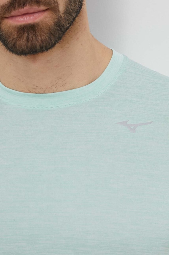 Mizuno t-shirt do biegania Impulse Core J2GAA519 turkusowy