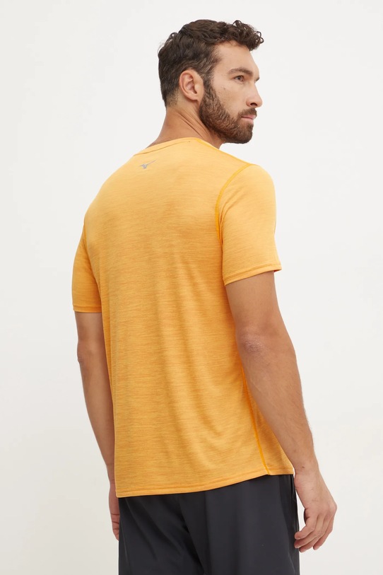 Odzież Mizuno t-shirt do biegania Impulse J2GAA519 pomarańczowy