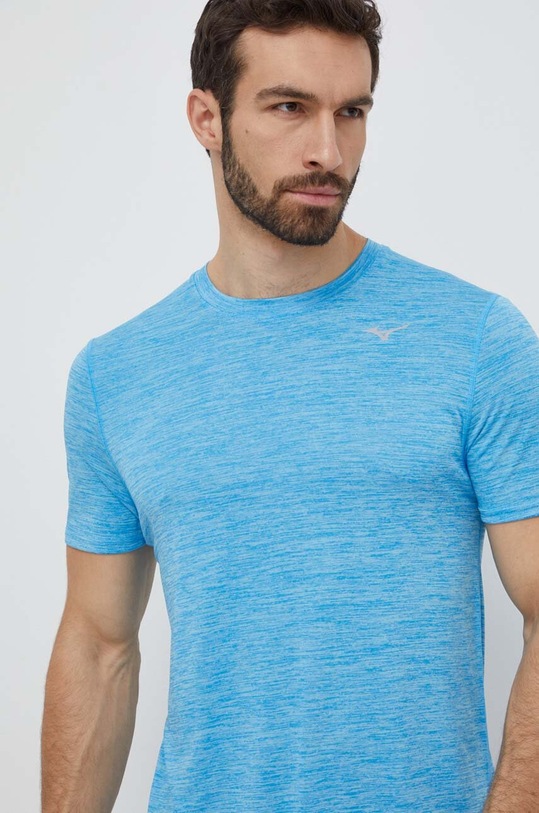 Mizuno t-shirt do biegania Impulse Core niebieski J2GAA519
