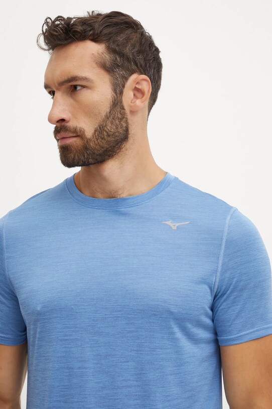 Mizuno tricou de alergare Impulse albastru J2GAA519