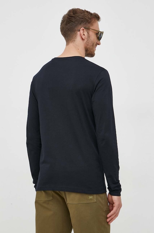 Ρούχα Βαμβακερή μπλούζα με μακριά μανίκια Gant 2004056 σκούρο μπλε