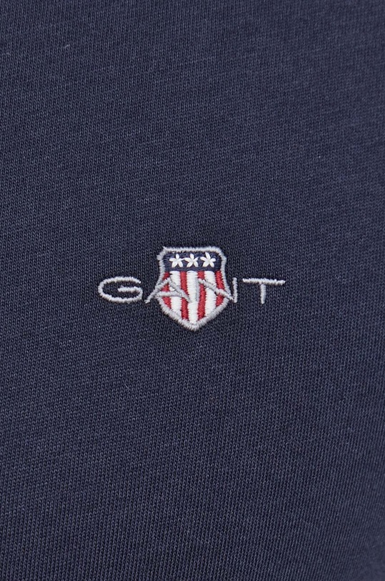 Βαμβακερή μπλούζα με μακριά μανίκια Gant 2004056 σκούρο μπλε