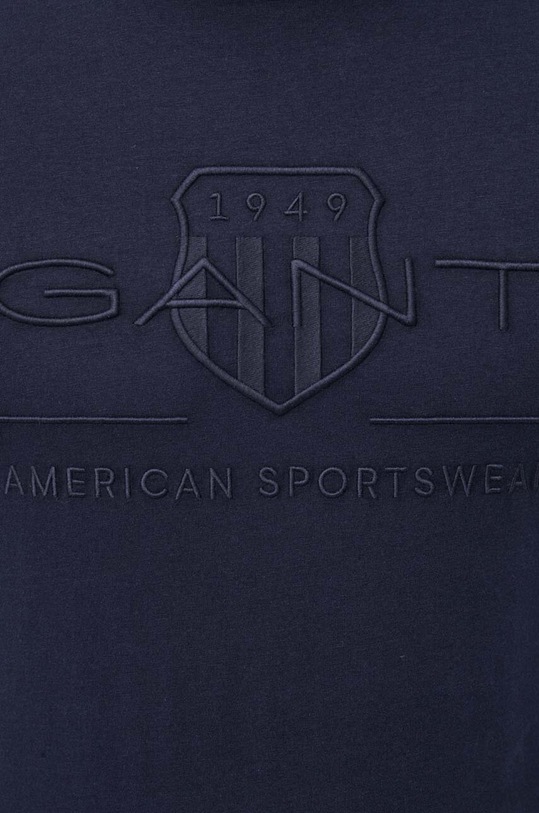 Gant longsleeve din bumbac bleumarin 2004041