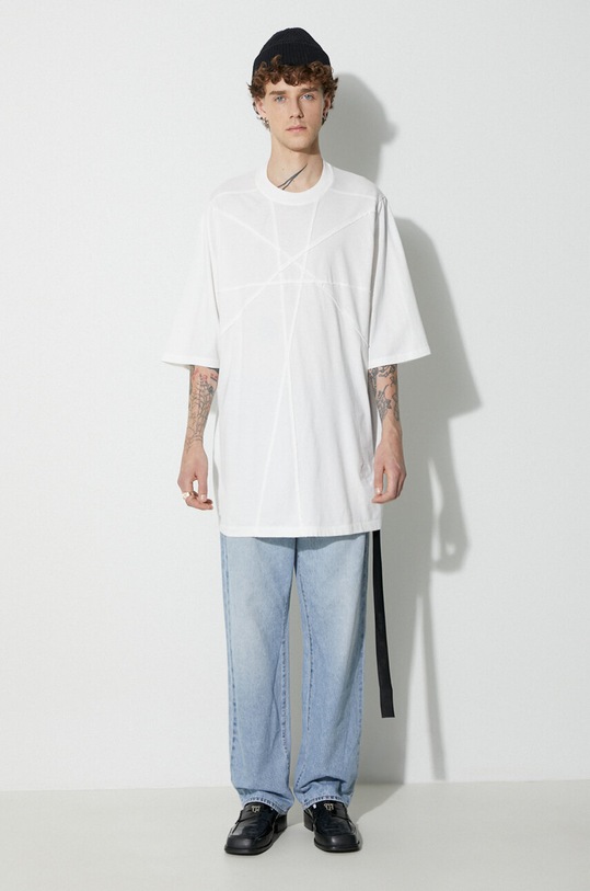 Rick Owens cotton t-shirt DU02C5274.RNET1 white AW23