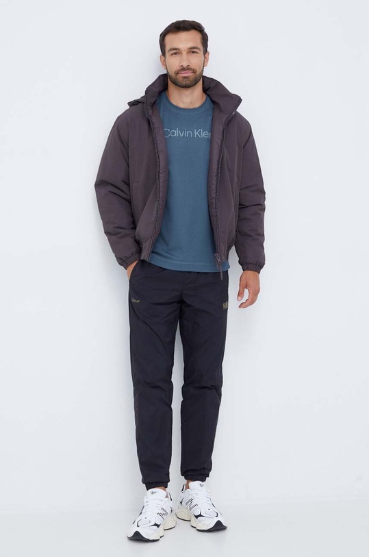 Tréninkové tričko Calvin Klein Performance 00GMF3K133 šedá AW23