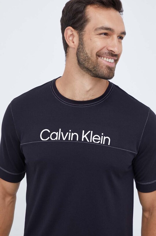 Μπλουζάκι προπόνησης Calvin Klein Performance κανονικό μαύρο 00GMF3K133