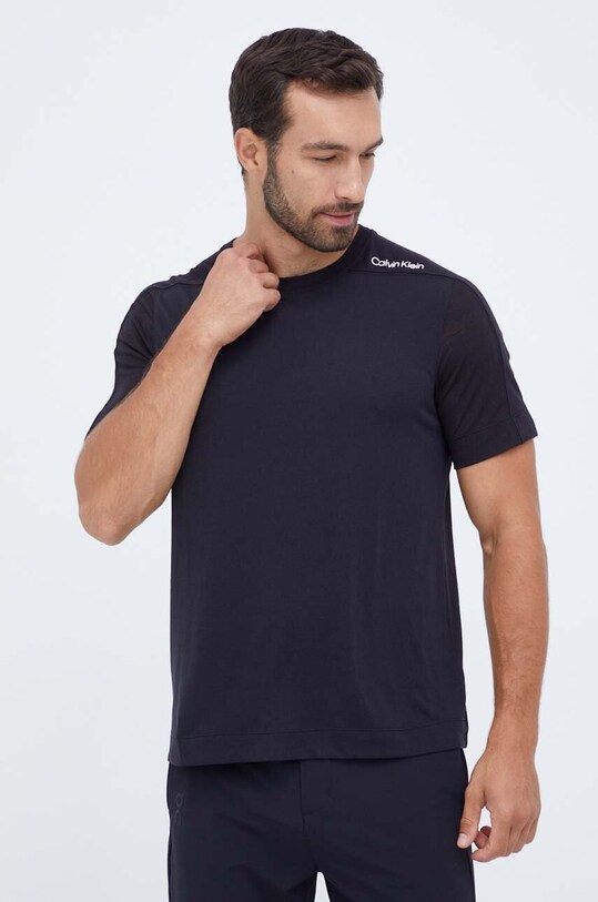 Μπλουζάκι προπόνησης Calvin Klein Performance μαύρο 00GMF3K134
