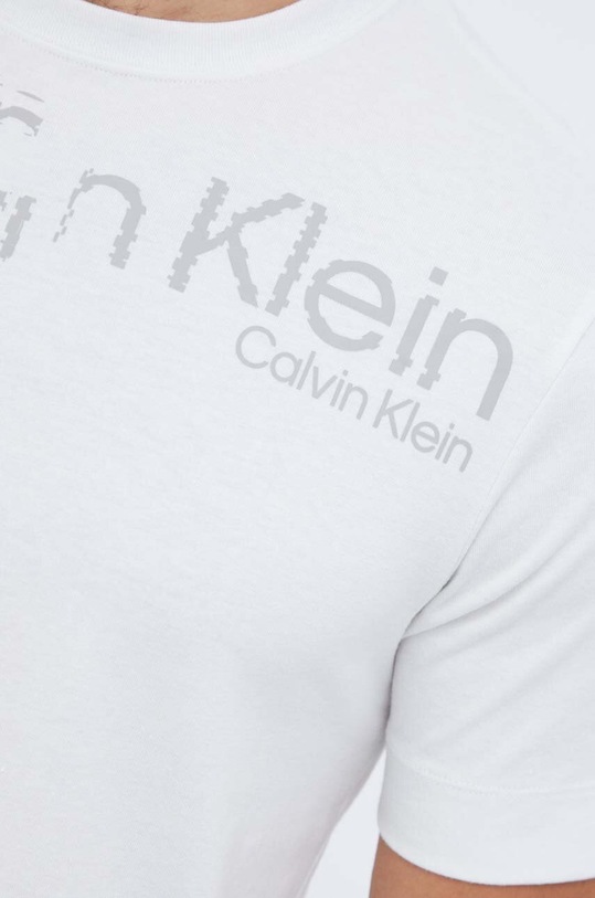Calvin Klein Performance t-shirt treningowy 00GMF3K141 beżowy