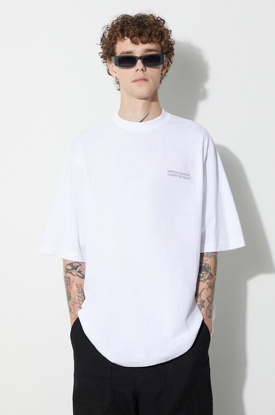 Marcelo Burlon tricou din bumbac Tempera Cross
