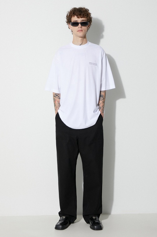 Marcelo Burlon t-shirt in cotone Tempera Cross CMAA054C99JER0010110 bianco AW23
