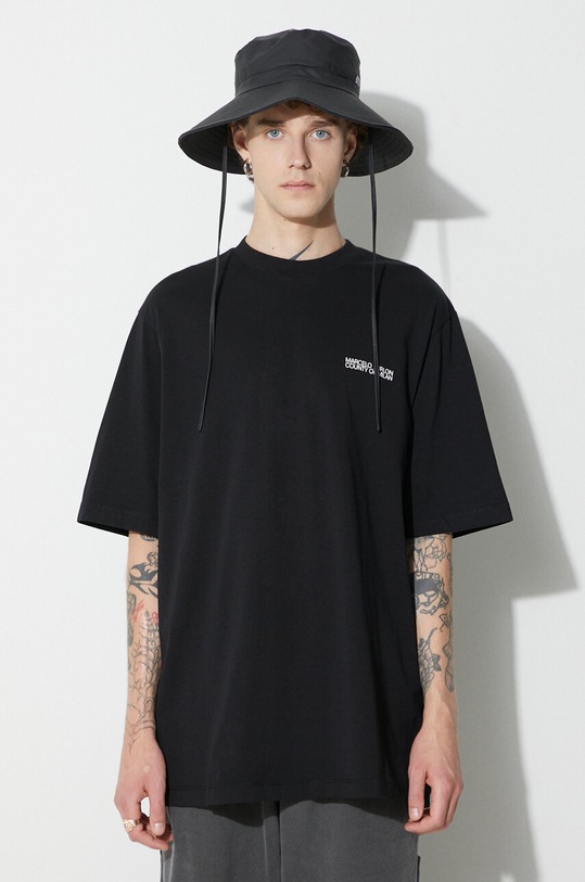 Marcelo Burlon cotton t-shirt Tempera Cross black CMAA054C99JER0011001