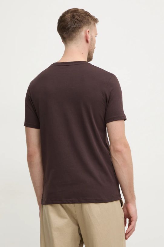 Îmbrăcăminte Alpha Industries tricou din bumbac Basic T-Shirt 100501.696 maro