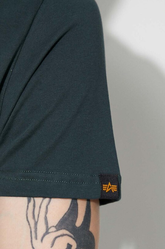 Хлопковая футболка Alpha Industries Basic T Small Logo 188505.353