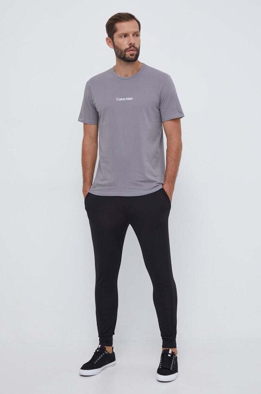 Calvin Klein Underwear t-shirt lounge 000NM2170E szary AW23