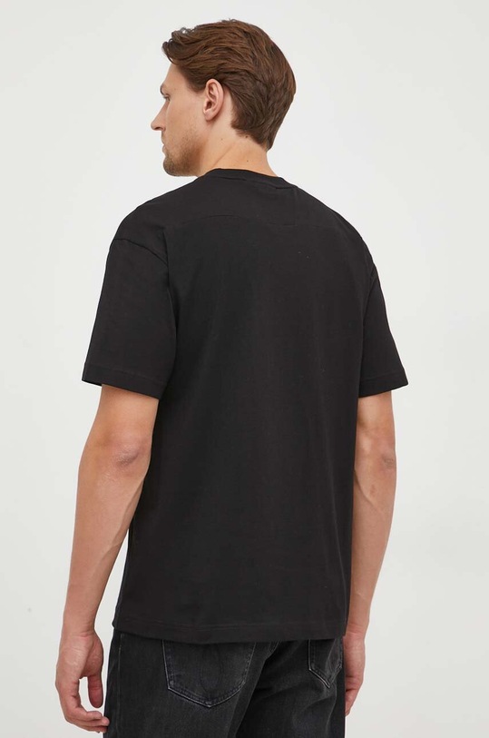 Ρούχα Βαμβακερό μπλουζάκι Calvin Klein K10K111845 μαύρο
