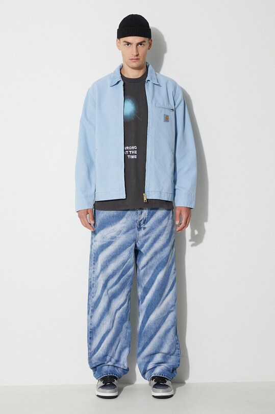 KSUBI t-shirt bawełniany MPF23TE005 czarny AW23