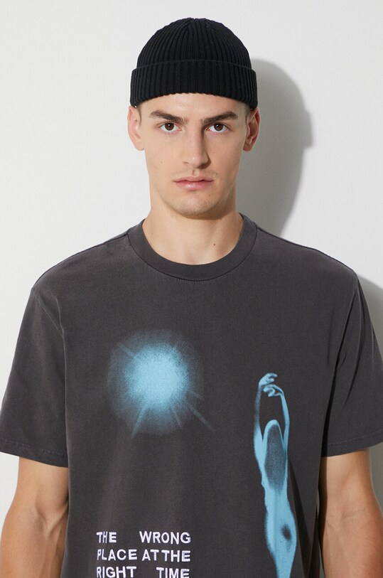 KSUBI t-shirt bawełniany MPF23TE005 czarny