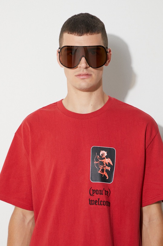 KSUBI cotton t-shirt MPF23TE002 red
