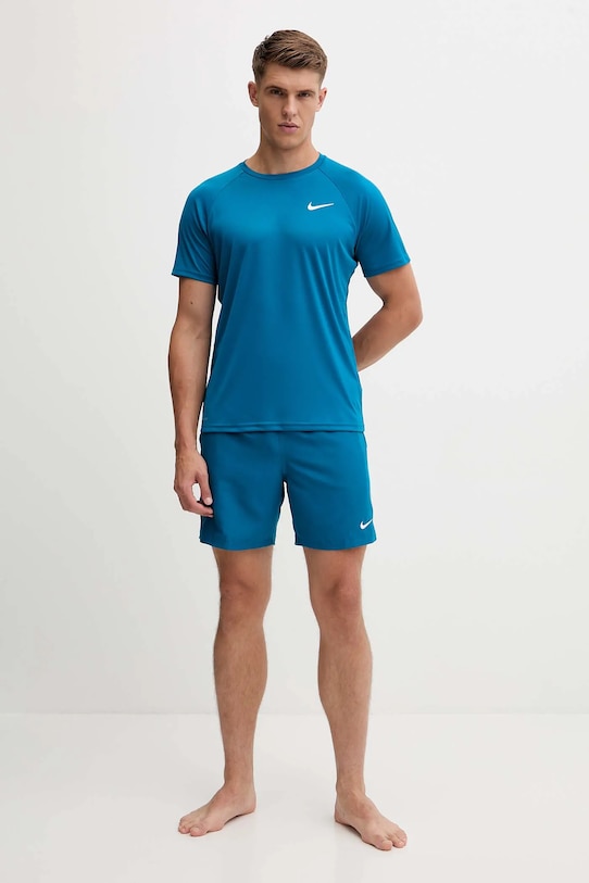 Nike t-shirt treningowy NESSA586 turkusowy AW25