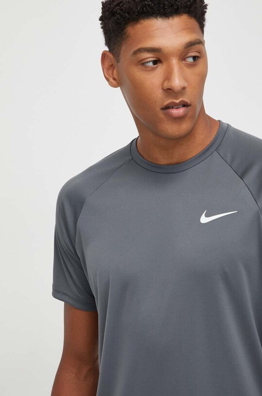 Nike t-shirt treningowy regular szary NESSA586