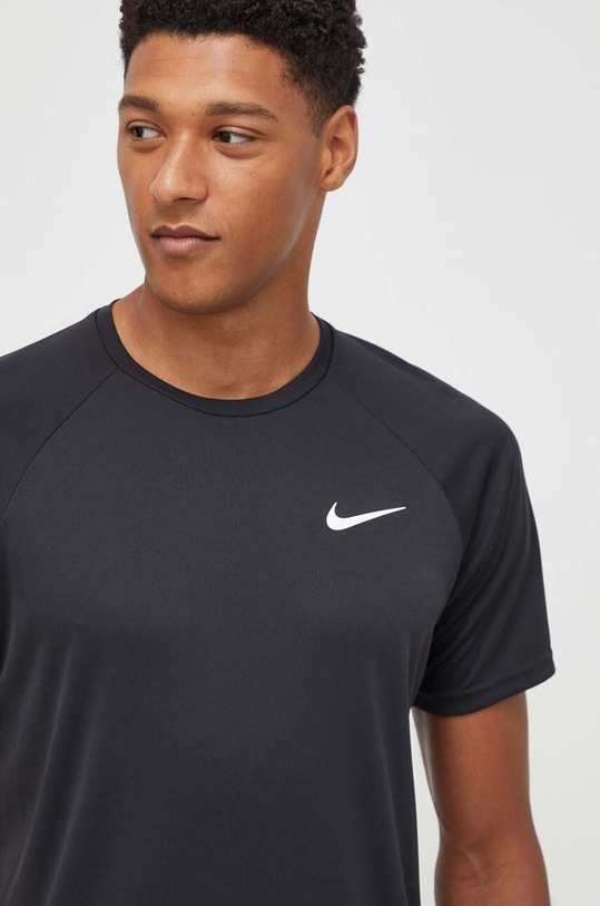 Odzież Nike t-shirt treningowy NESSA586 czarny