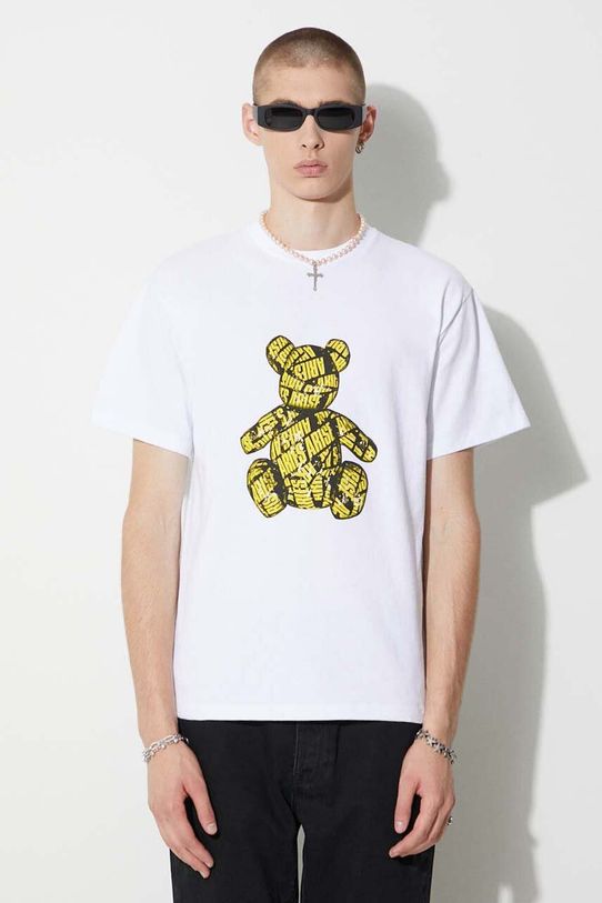 Aries cotton t-shirt regular white FUAR60003