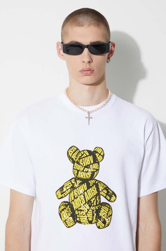 Aries cotton t-shirt FUAR60003 white