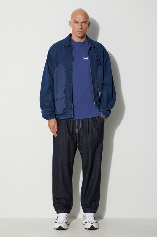 Aries cotton t-shirt FUAR60009 navy AW23