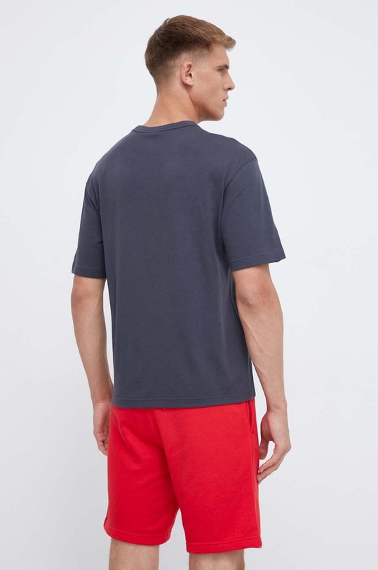 Ρούχα Βαμβακερό μπλουζάκι Reebok Classic 100036721 σκούρο μπλε