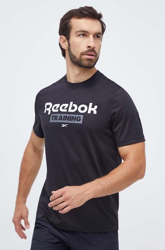 Majica kratkih rukava za trening Reebok crna 100070560