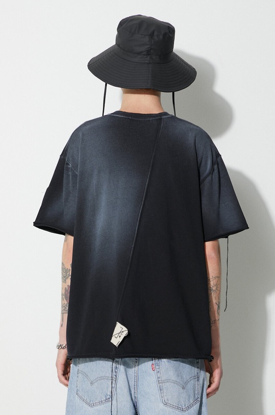 A-COLD-WALL* t-shirt bawełniany SHIRAGA T-SHIRT ACWMTS158A czarny AW23