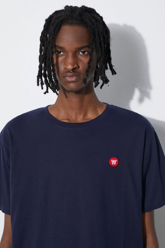 Wood Wood t-shirt in cotone 10005710.2222 blu navy