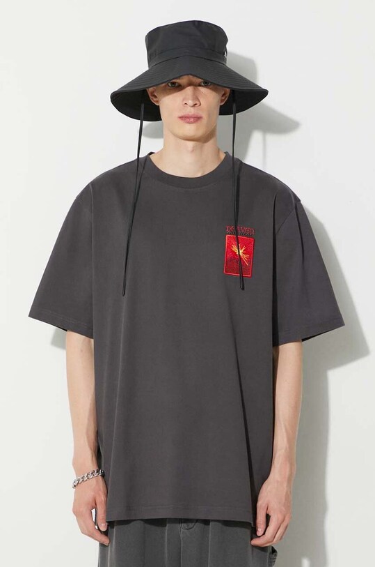 Wood Wood cotton t-shirt Haider heaven t-shirt relaxed gray 12335702.2507