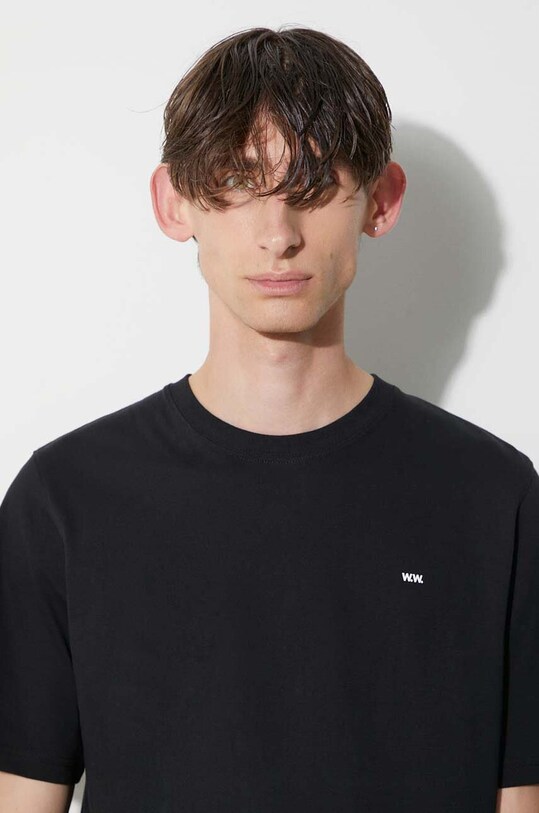 Wood Wood cotton t-shirt Essential sami classic t-shirt 20005711.2491 black