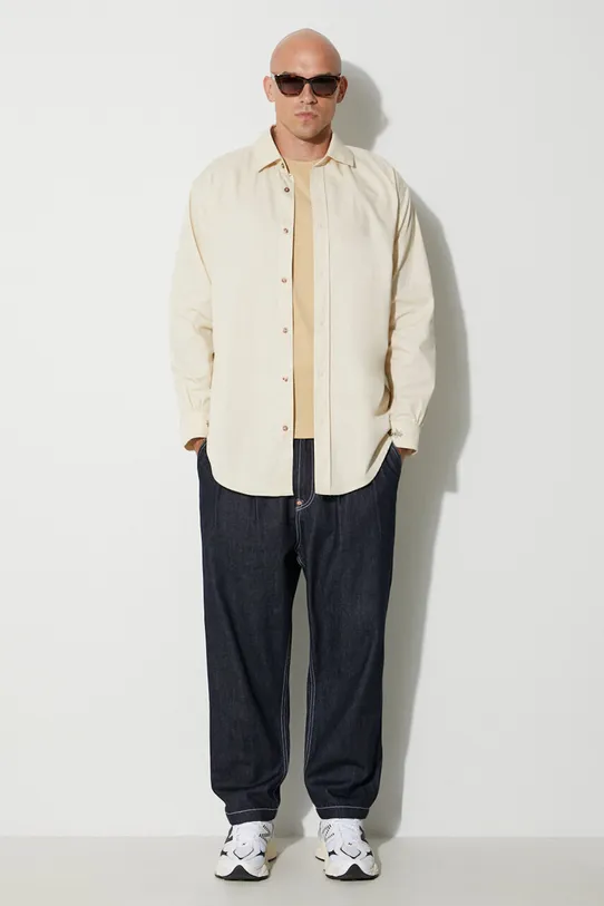 C.P. Company cotton t-shirt 30/1 JERSEY SMALL LOGO T-SHIRT 15CMTS046A005100W beige AW23