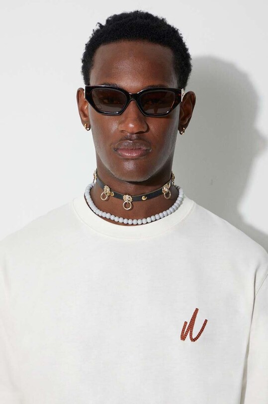 Norse Projects tricou din bumbac Johannes Organic Chain Stitch Logo T-shirt N01.0648.0957
