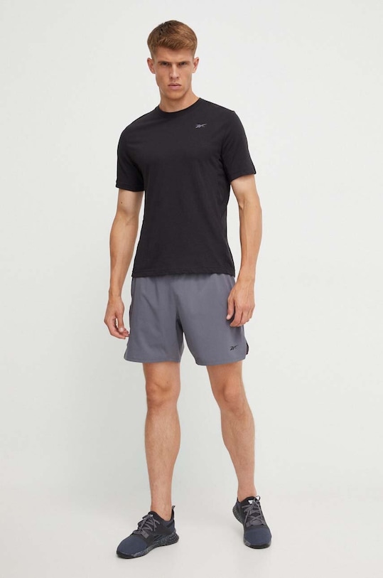 Reebok t-shirt treningowy Strength Athlete 100070738 czarny AW23