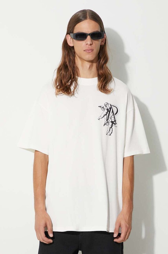 Clothing Represent cotton t-shirt Cherub Initial MT4026.72 beige