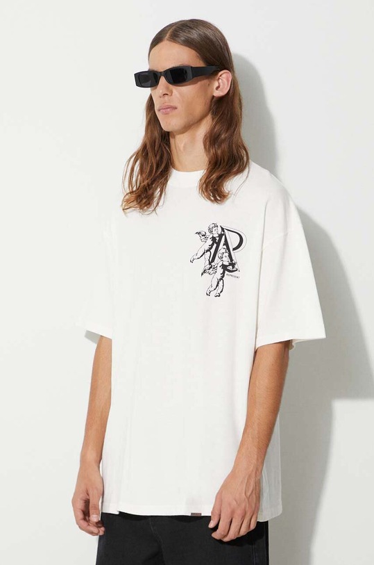 Represent cotton t-shirt Cherub Initial beige MT4026.72
