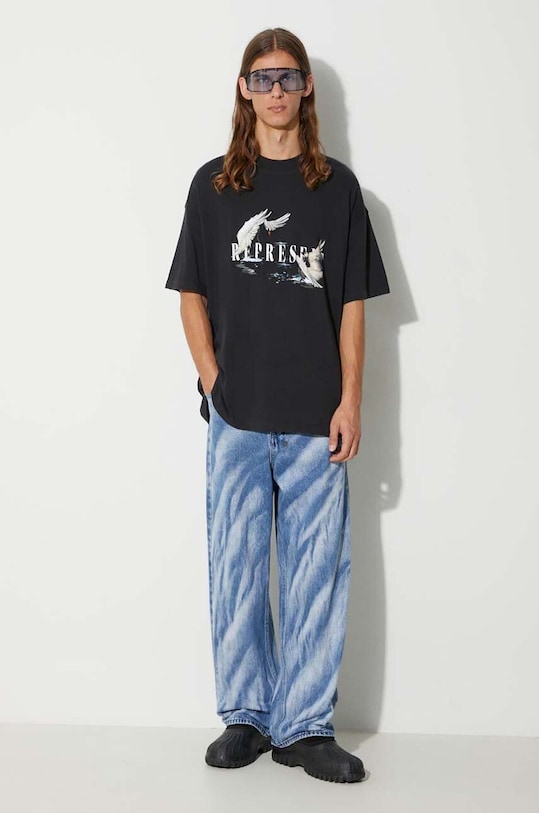 Represent cotton t-shirt Swan