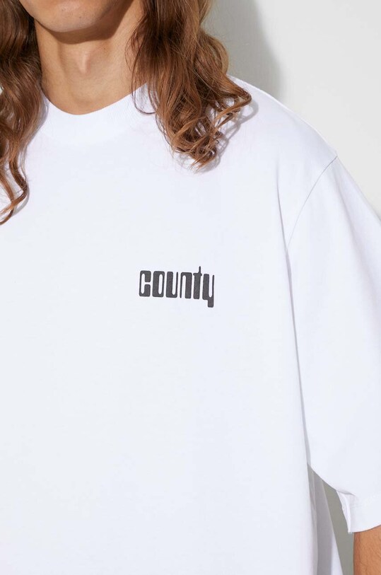 Хлопковая футболка Marcelo Burlon Disco God CMAA054F23JER0090110