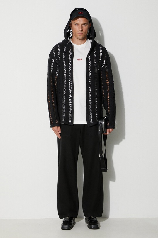 Bavlněné tričko 424 35424M111RX.236533 béžová AW23